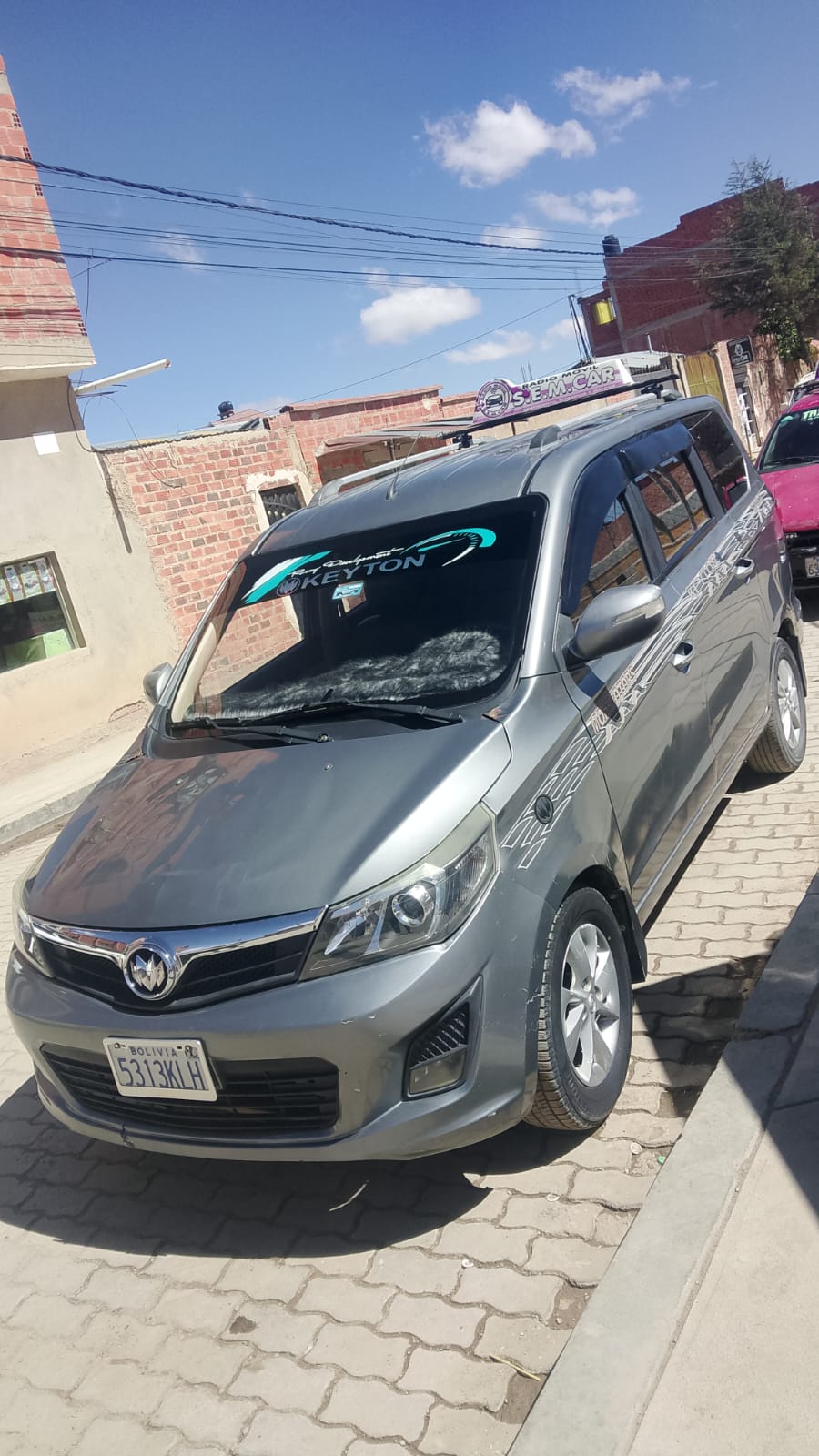 Fotografía del taxi registrado